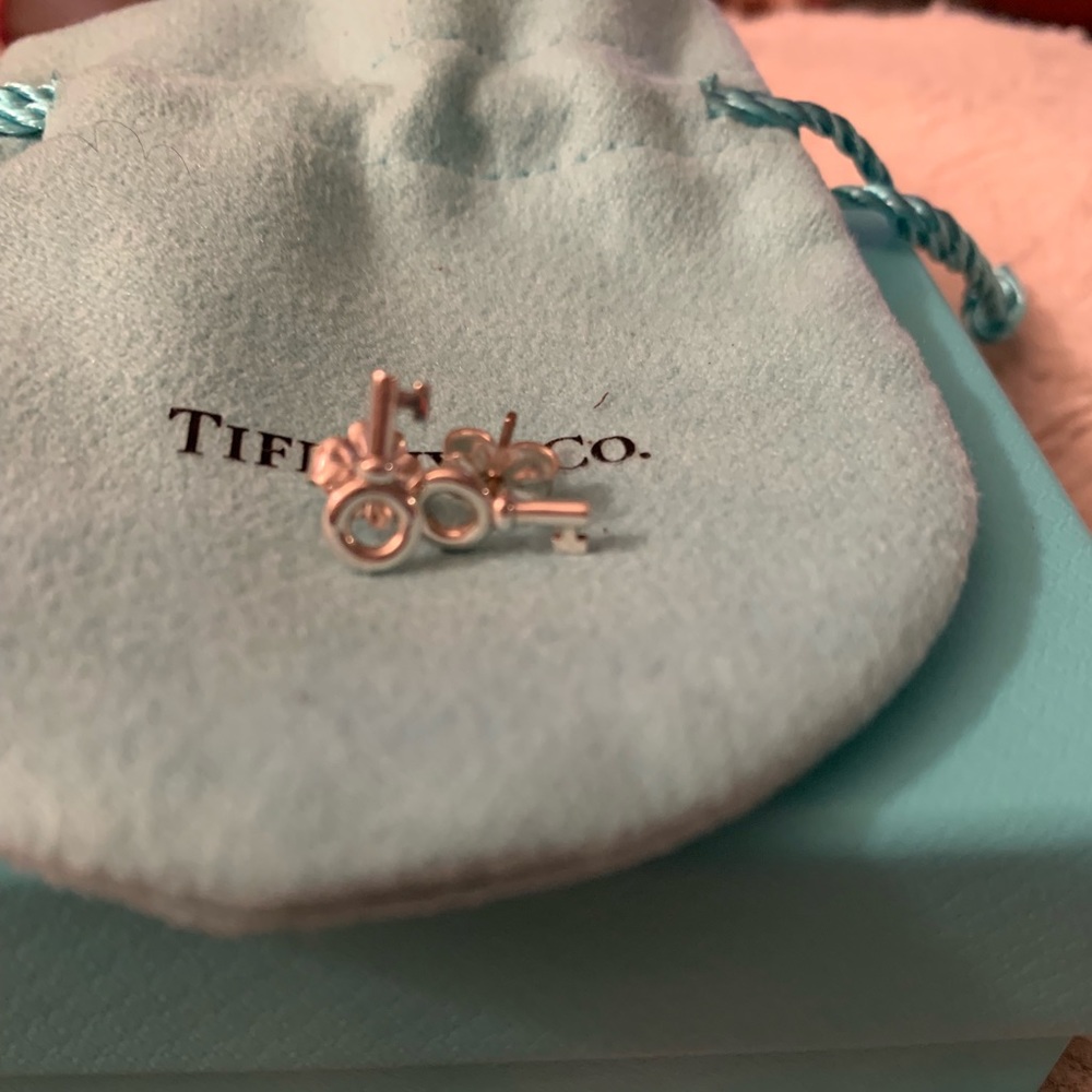 New Tiffany &co mini keys earrings